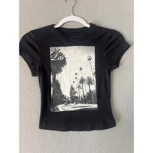 Los Angeles T-Shirt Black XS (0-2) Casual Basic